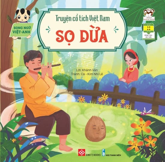 Truyện Cổ Tích Việt Nam (Song Ngữ Việt Anh) - Sọ Dừa (Tái Bản 2022)