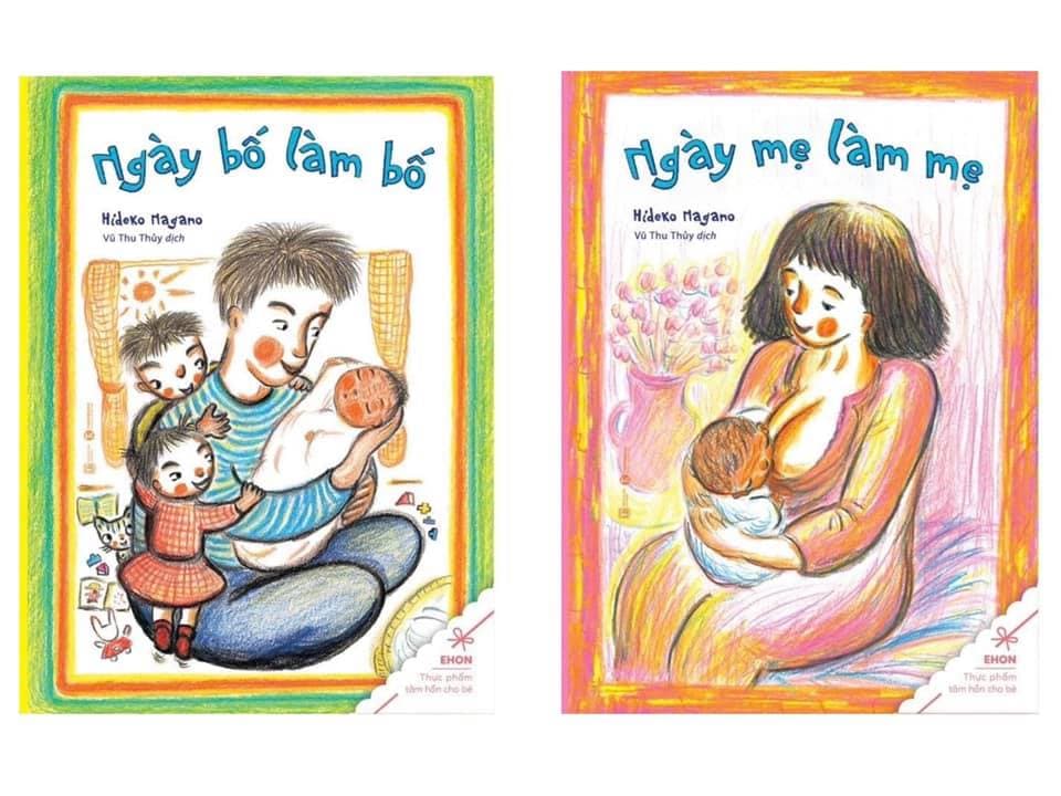 Bộ Sách: Ngày Mẹ Làm Mẹ - Ngày Bố Làm Bố - Nagano Hideko