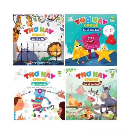 Combo 4 Tập Thơ Hay Cho Bé Học Về - Farzana Sarup