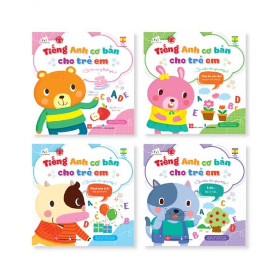 Combo (4 Tập): Tiếng Anh Cơ Bản Cho Trẻ Em - MIS editorial team