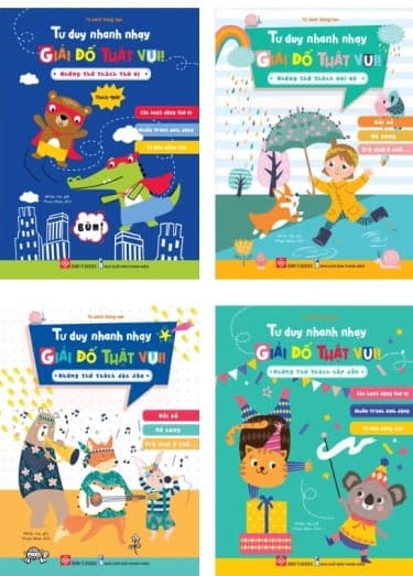 Combo 4 Tập - Tư Duy Nhanh Nhạy, Giải Đố Thật Vui!