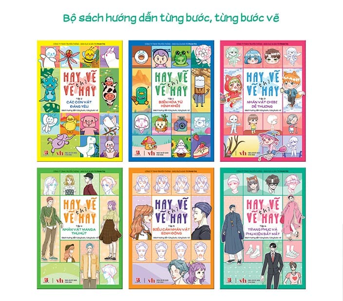 Combo 8 Cuốn Sách Hay Vẽ Thì Vẽ Hay