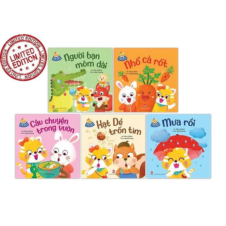 Combo Meo Meo Bé Mèo Tốt Bụng (5 Cuốn)