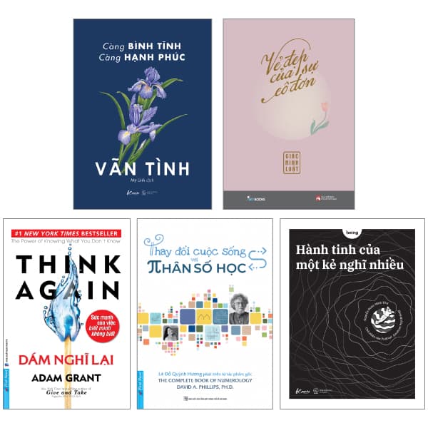 Combo Sinh Nhật 2 - Sách Tâm Lý (Bộ 5 Cuốn)