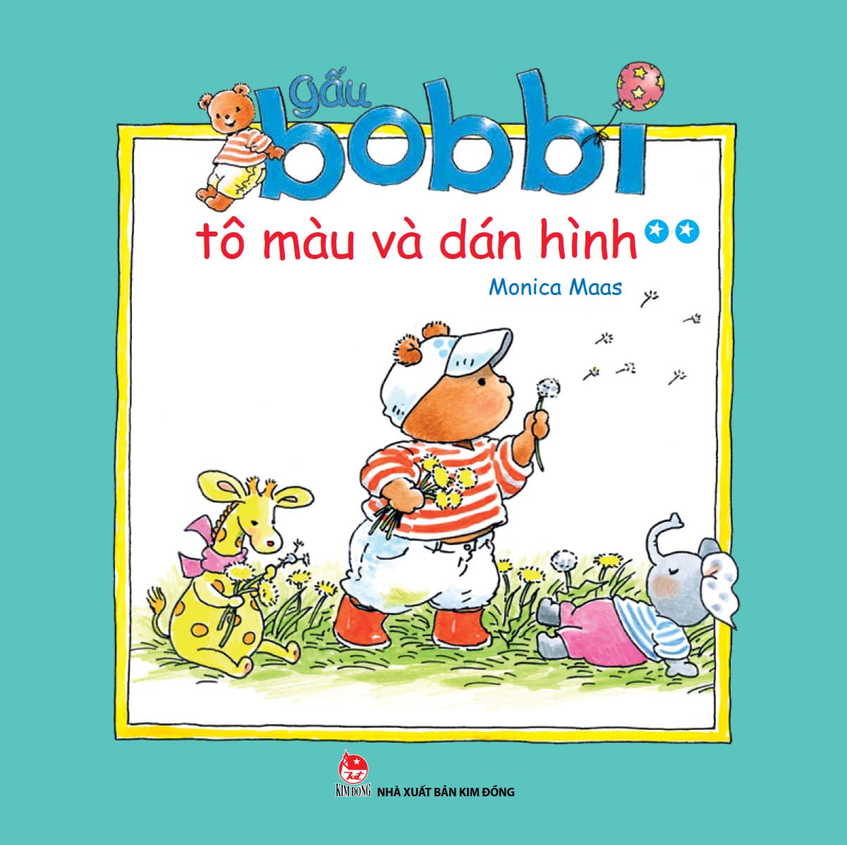 Gấu Bobbi Tô Màu Và Dán Hình - Tập 2 - Monica Maas
