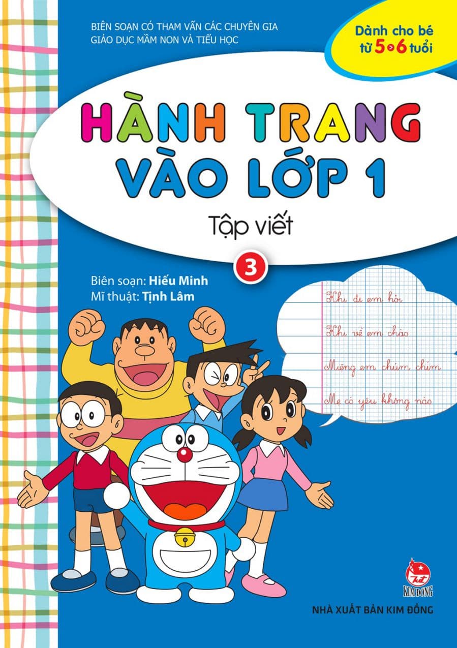 Hành Trang Vào Lớp 1: Tập Viết - Tập 3 (Tái Bản 2023) - Hiếu Minh