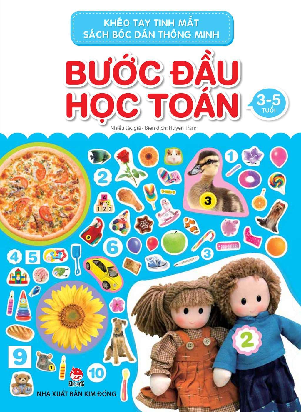 Khéo Tay Tinh Mắt -Sách Bóc Dán Thông Minh  Bước Đầu Học Toán  (Tái Bản 2024)