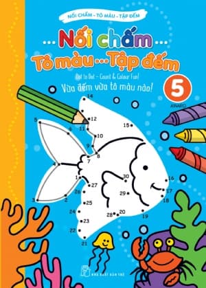 Nối Chấm - Tô Màu - Tập Đếm 05