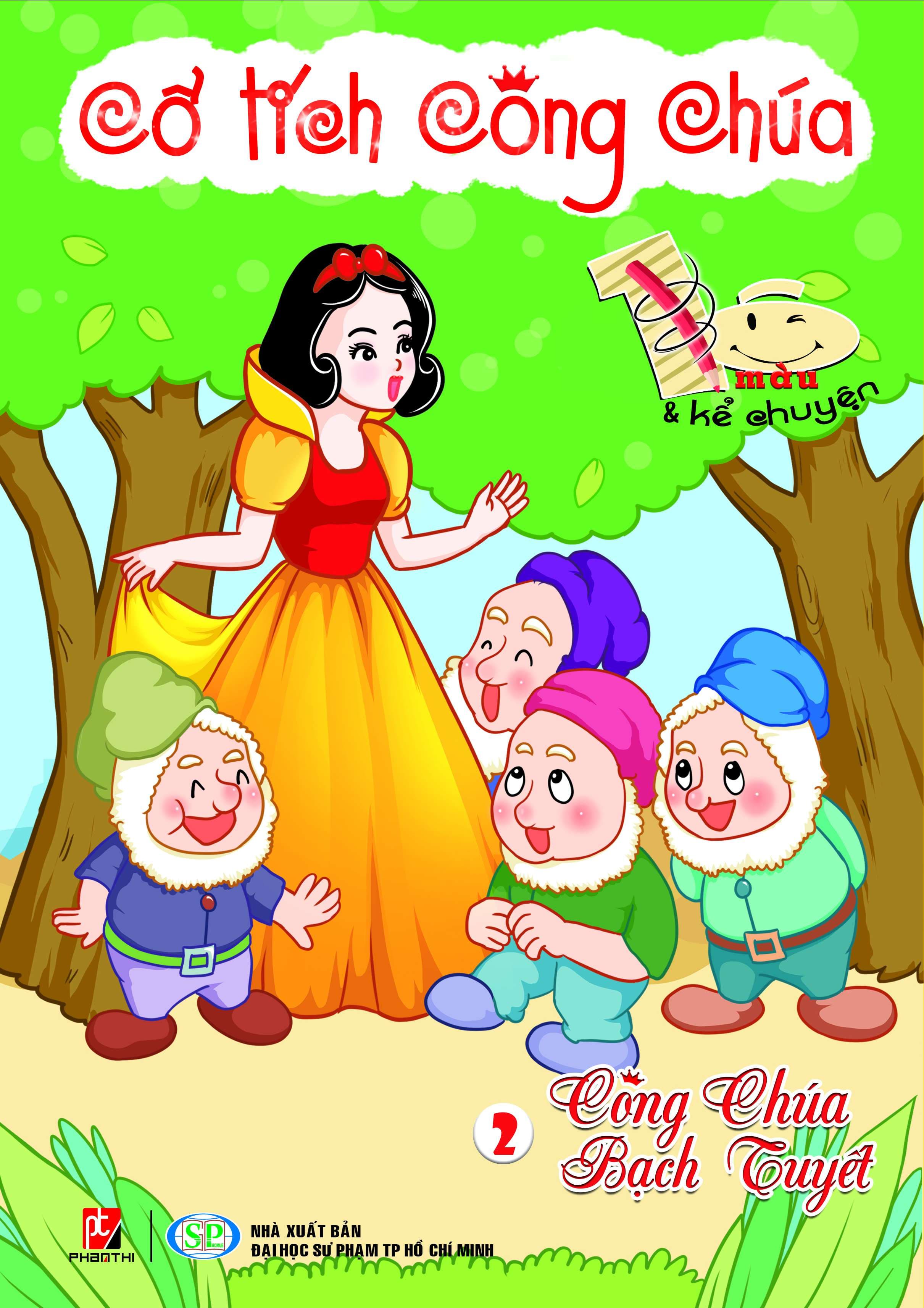 Tô Màu Cổ Tích Công Chúa: Công Chúa Bạch Tuyết