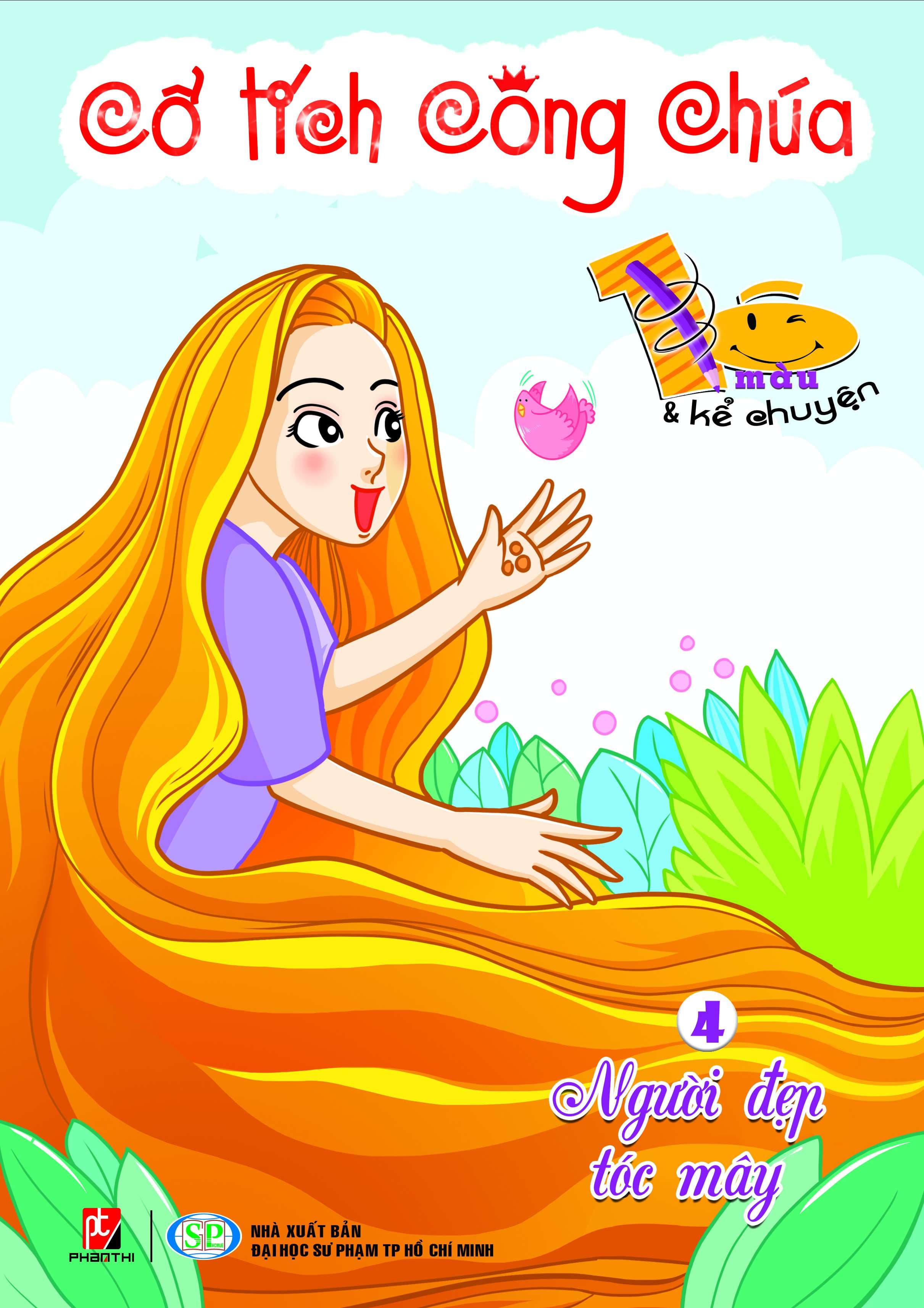 Tô Màu Cổ Tích Công Chúa: Người Đẹp Tóc mây