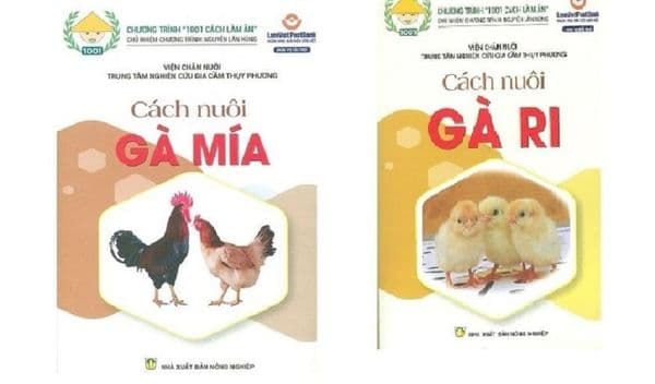 Combo Cách Nuôi Gà Ri + Cách Nuôi Gà Mía ( 2 Cuốn ) - Gã