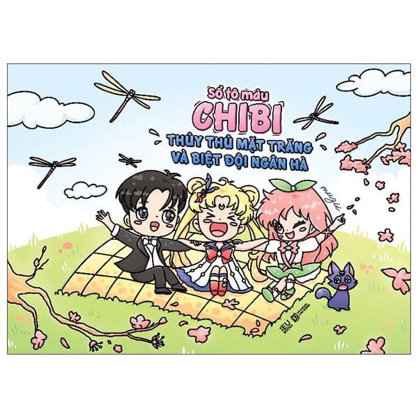 Sổ Tô Màu Chibi - Thủy Thủ Mặt Trăng Và Biệt Đội Ngân Hà - Be Muzii Art