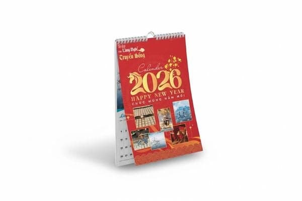 Lịch Treo Tường 2026 - Vẻ Đẹp Của Làng Nghề Truyền Thống