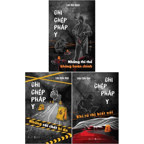 Combo TruyệnCombo Sách Ghi Chép Pháp Y (Bộ 3 Cuốn) - Lưu Hiểu Huy