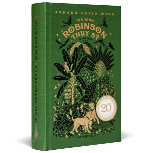 Sách Gia Đình Robinson Thụy Sỹ - Bìa Vải - Johann David Wyss