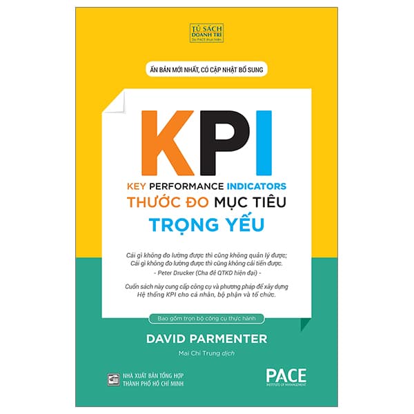 Sách KPI - Key Performance Indicators - Thước Đo Mục Tiêu Trong Yếu (Tái B� - David Parmenter
