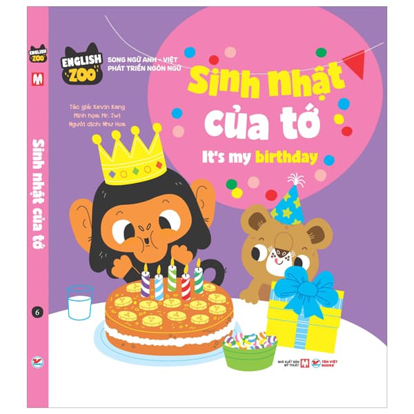 Sách English Zoo - Sinh Nhật Của Tớ - It’s My Birthday - Kevin Kang