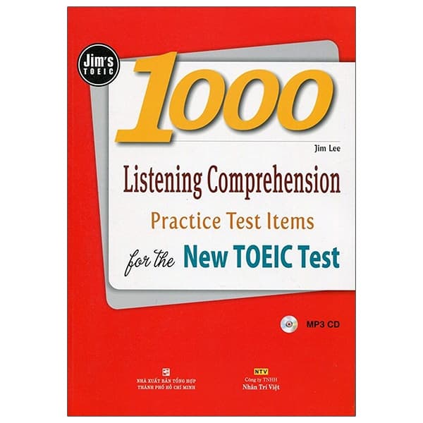Sách 1000 Listening Comprehension Practice Test Items For The New TOEIC Test - Jim Lee