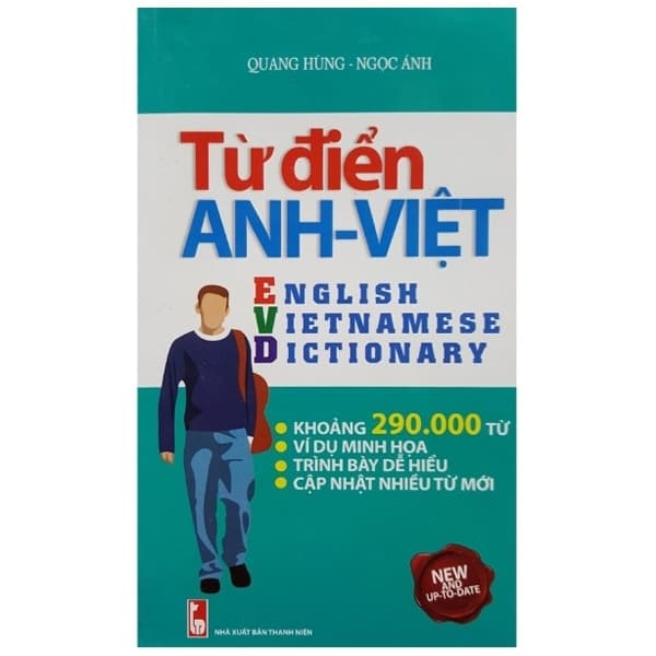 Sách Từ Điển Anh Việt 290.000 Từ (Tái Bản) - Quang Hùng