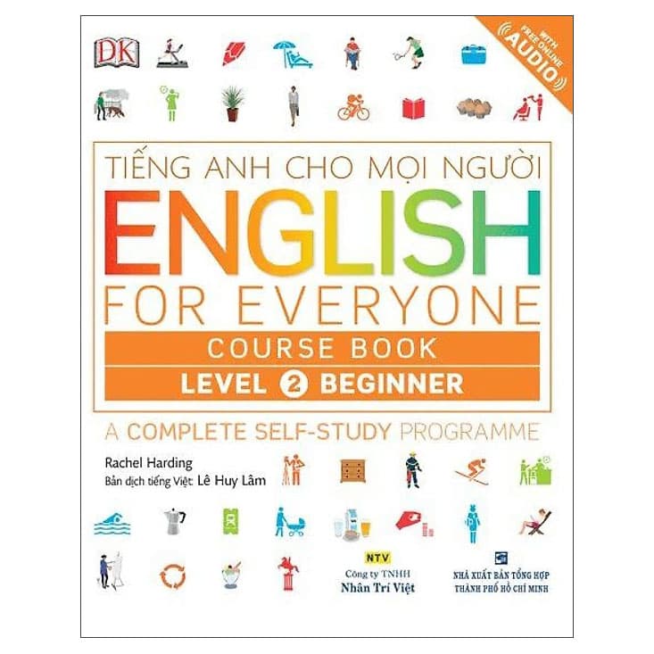 Sách Tiếng Anh Cho Mọi Người - English For Everyone - Level 2 Beginner - Course - Rachel Harding
