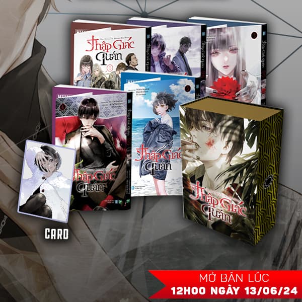Truyện Tranh Boxset Manga Thập Giác Quán - The Decagon House Murders (Hộp 5 Cu� - Yukito Ayatsuji