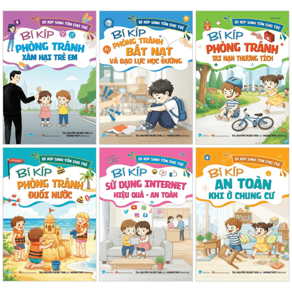 Sách Bộ Sách Bí Kíp Sinh Tồn Cho Trẻ (Bộ 6 Cuốn) - ThS Nguyễn Thị Bắc Thái