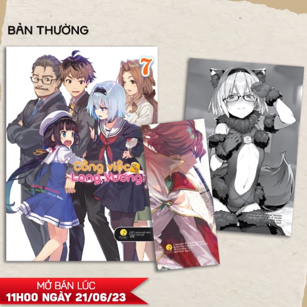 Sách Công Việc Của Long Vương - Tập 7 - Tặng Kèm Bookmark + Postcard - Shirow Shiratori