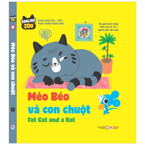Sách English Zoo - Mèo Béo Và Con Chuột - Fat Cat And A Rat