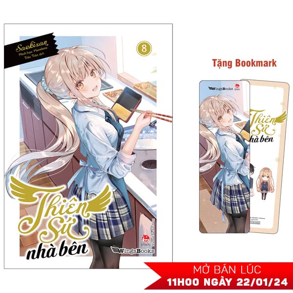 Sách [Light Novel] Thiên Sứ Nhà Bên - Tập 8 - Tặng Kèm Bookmark - Saekisan
