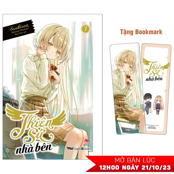 Sách [Light Novel] Thiên Sứ Nhà Bên - Tập 7 - Tặng Kèm Bookmark - Saekisan