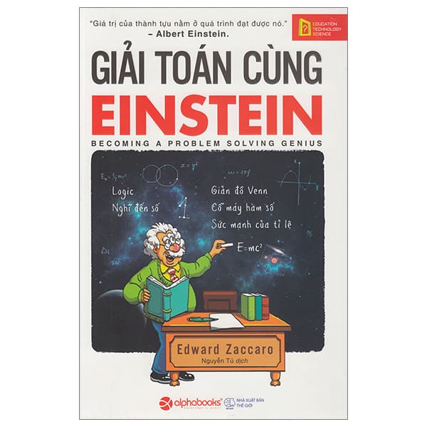 Sách Giải Toán Cùng Einstein (Tái Bản 2023) - Edward Zaccaro