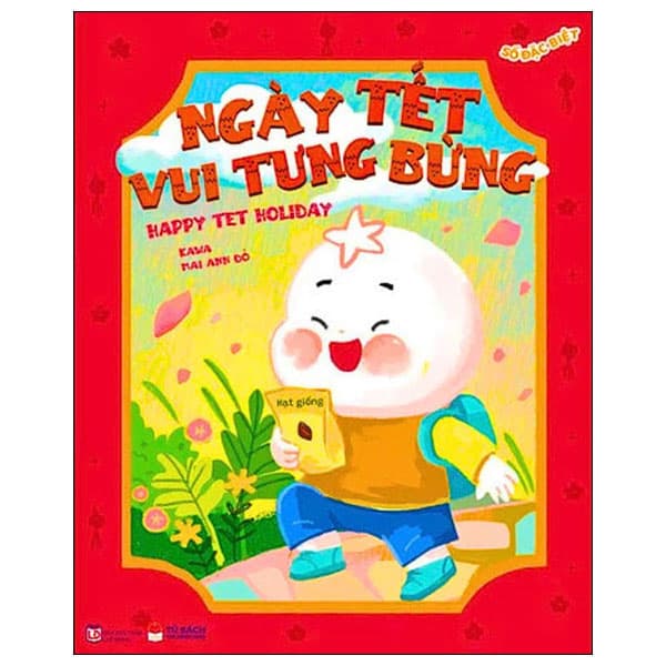 Sách Ehon Song Ngữ - Số Đặc Biệt - Ngày Tết Vui Tưng Bừng - Happy Tet H - Kawa