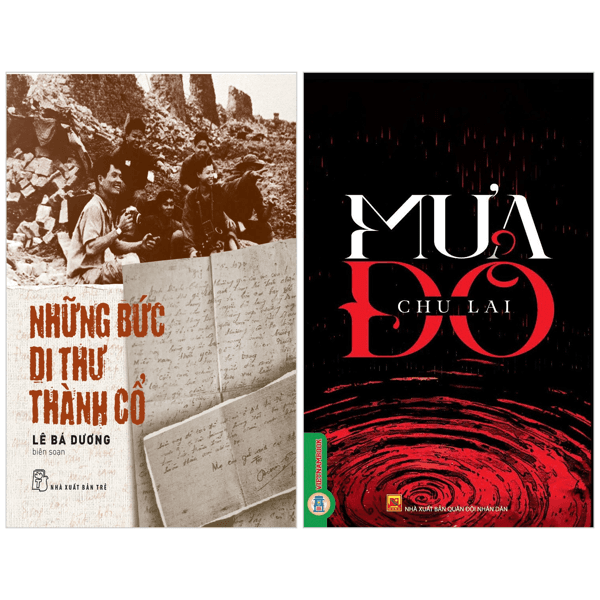 Sách Combo Sách Những Bức Di Thư Thành Cổ + Mưa Đỏ (Bộ 2 Cuốn) - Lê Bá Dương