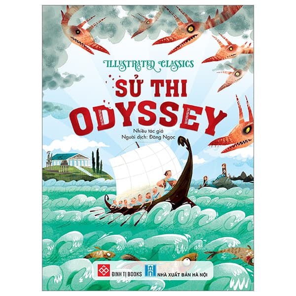 Sách Illustrated Classics - Sử Thi Odyssey - Bìa Cứng