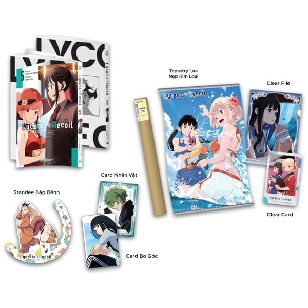 Truyện Tranh Lycoris Recoil - Tập 5 - Bản Sưu Tầm - Tặng Kèm Card Nhân V� - Spider Lily