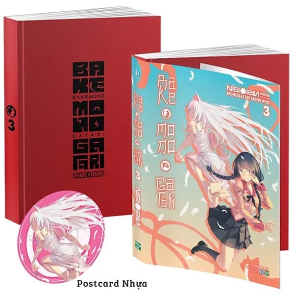 Sách BAKEMONOGATARI 3 - Bản Thường Ver B: Postcard Nhựa - NISIOISIN