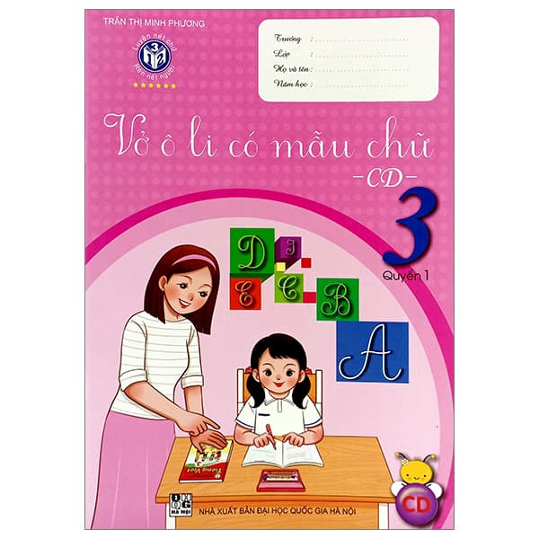 Sách Vở Ô Li Có Mẫu Chữ 3 - Quyển 1 (Cánh Diều) (2023) - Trần Thị Minh Phương