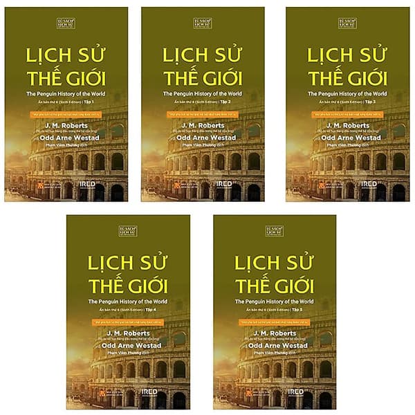 Sách Bộ Sách Lịch Sử Thế Giới - The Penguin History Of The World (Bộ 5 Cu - J. M. Roberts
