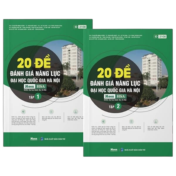 Sách Bộ Sách 20 Đề Đánh Giá Năng Lực Đại Học Quốc Gia Hà Nội - T - Nhiều Tác Giả