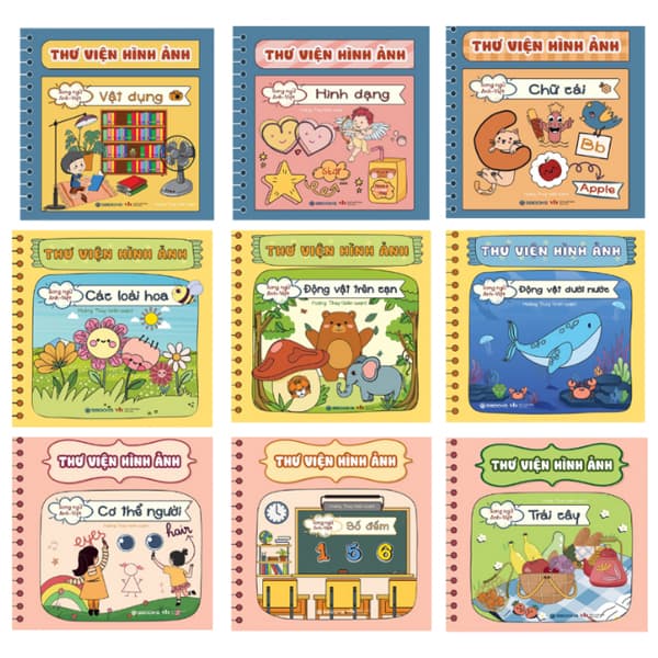 Sách Bộ Sách Thư Viện Hình Ảnh (Bộ 9 Cuốn) - Hoàng Thúy