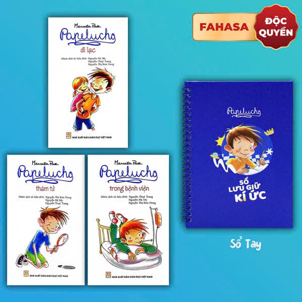 Sách Bộ Sách Papelucho 2 - Thám Tử + Trong Bệnh Viện + Đi Lạc (Bộ 3 T� - Marcela Paz
