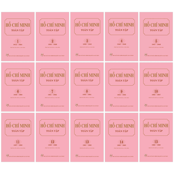 Sách Bộ Sách Hồ Chí Minh Toàn Tập (Bộ 15 Cuốn) - Bìa Cứng - Nhiều Tác Giả