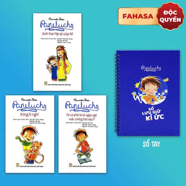 Sách Bộ Sách Papelucho 4 - Anh Trai Híp-Pi Của Tớ + Trong Kì Nghỉ + Tớ C� - Việt An