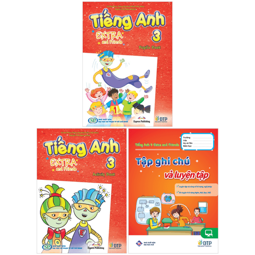 Sách Bộ Sách Tiếng Anh 3 - Extra And Friends - Pupil's Book + Activity Book + T� - Võ Đại Phúc