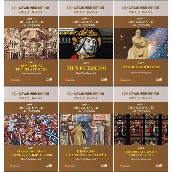 Sách Bộ Sách Lịch Sử Văn Minh Thế Giới - Phần IV - Thời Đại Đức - Will Durant