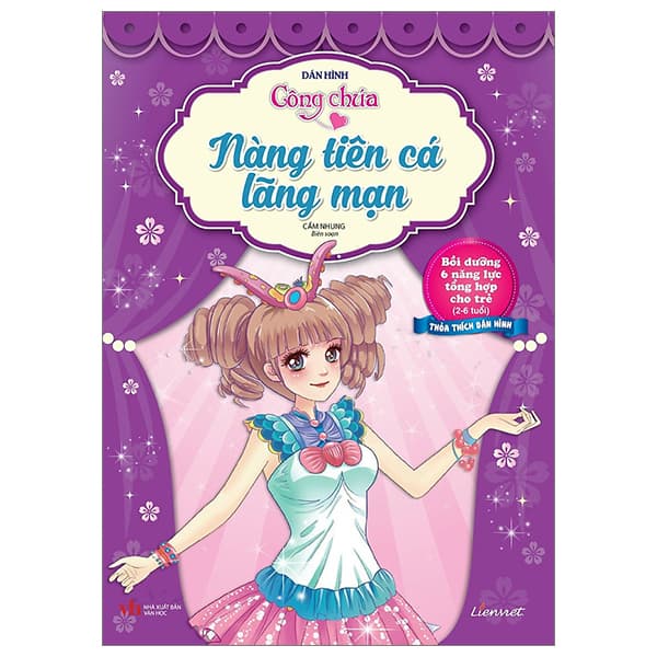 Sách Dán Hình Công Chúa - Nàng Tiên Cá Lãng Mạn (Tái Bản 2023) - Cẩm Nhung