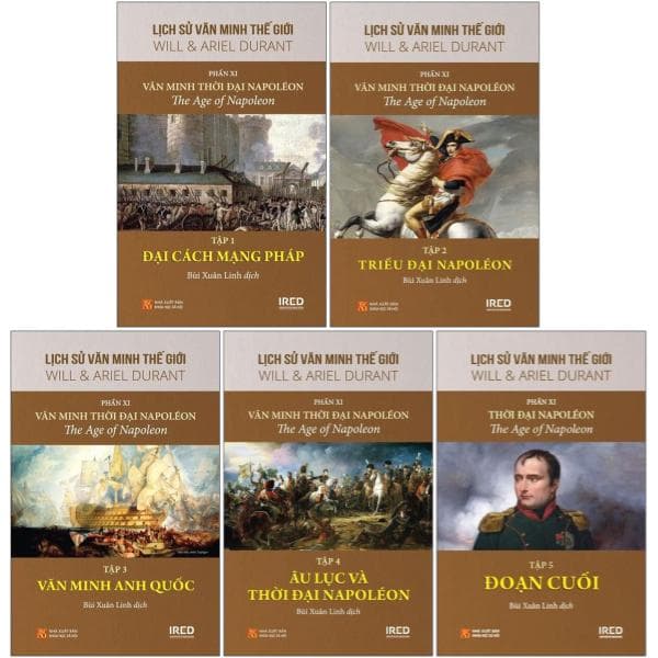 Sách Bộ Sách Lịch Sử Văn Minh Thế Giới - Phần XI - Triều Đại Napol� - Will Durant
