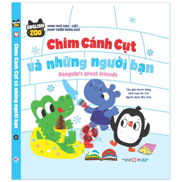 Sách English Zoo - Chim Cánh Cụt Và Những Người Bạn - Penguin’s Great Fri - Kevin Kang