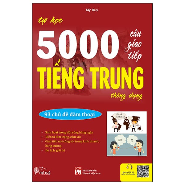 Sách Tự Học 5000 Câu Giao Tiếp Tiếng Trung Thông Dụng - Duy Mỹ