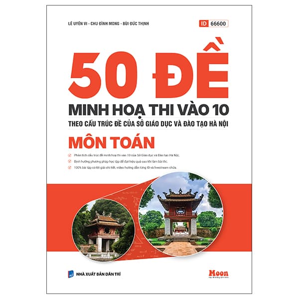 Sách 50 Đề Minh Họa Thi Vào 10 - Môn Toán (Theo Cấu Trúc Đề Của Sở G - Lê Uyên Vi